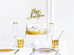 Picture of CAKE TOPPER HAPPY NEW YEAR GOLD 24CM